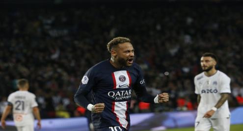 نيمار يقود باريس سان جيرمان لعبور مارسيليا والانفراد بصدارة الدوري الفرنسي